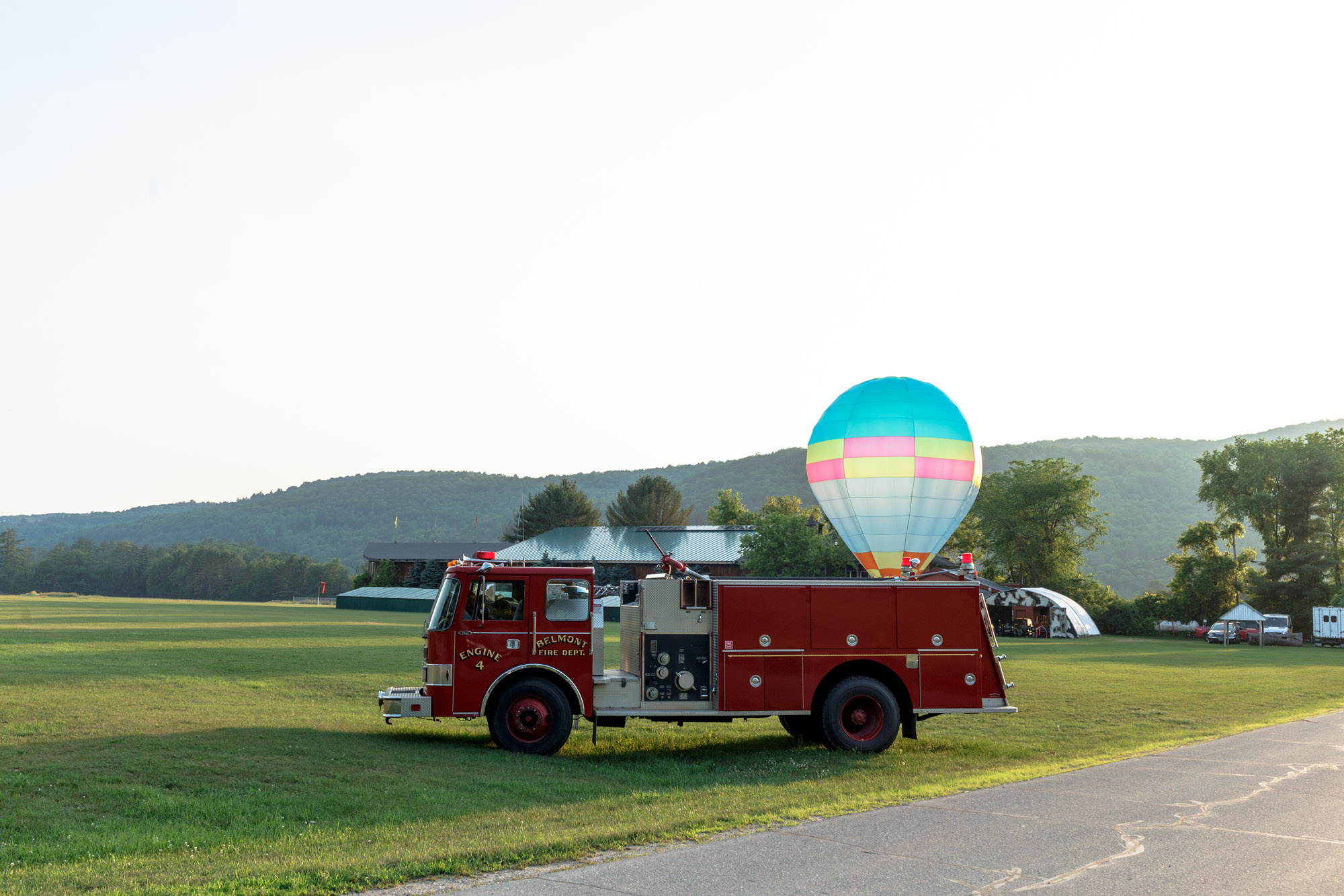 Fire Truck with Balloon
