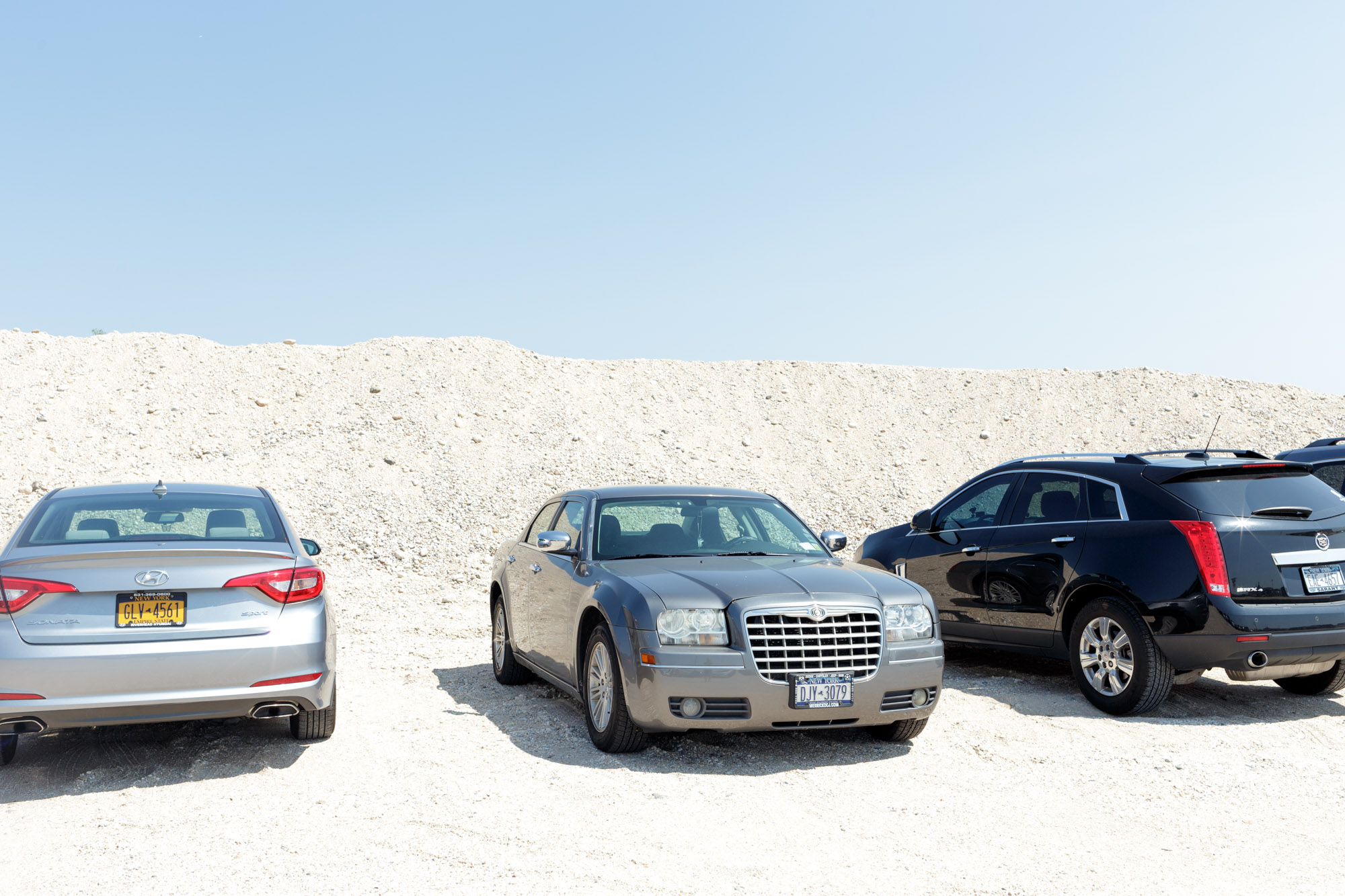 Grey Car and Sand Dunes