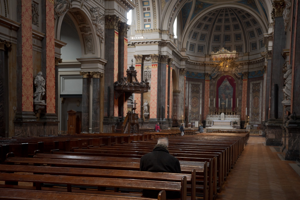Solitary Man in Places of Worship #1